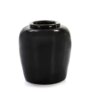 Vaza neagra din ceramica 62 cm Void Thai Natura