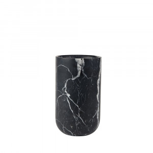 Vaza neagra din marmura 25 cm Fajen Black Zuiver
