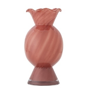Vaza roz din sticla 29 cm Rajan Bloomingville