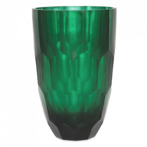 Vaza verde din sticla 30 cm Mughal Eichholtz