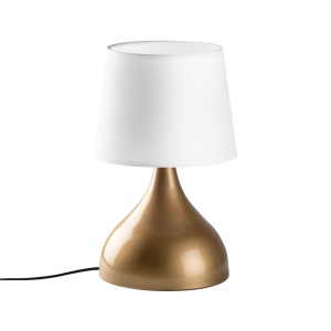 Veioza alba/aurie din metal 49 cm Gota The Home Collection