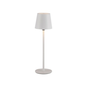 Veioza alba din metal 37 cm Boteria Zuma Line