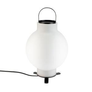 Veioza alba din metal 37 cm Nomad Zuiver