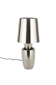 Veioza argintie din metal 42 cm Classy Zuiver