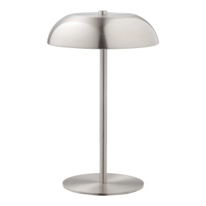 Veioza din metal argintiu 30 cm Fenwick House Nordic
