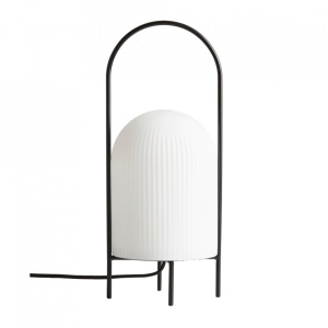 Veioza din metal negru 38 cm Ghost Woud