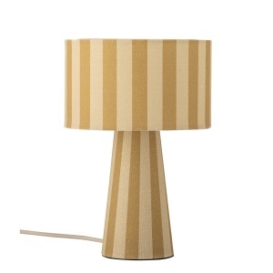 Veioza galbena din fibre naturale 30 cm Emmie Bloomingville