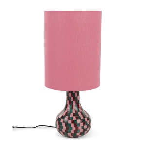 Veioza multicolora din metal 70 cm Don't Be Afraid of Colour Pink Bold Monkey