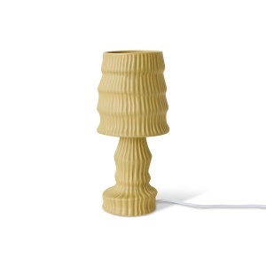 Veioza ocru din ceramica 34 cm Tone HKliving