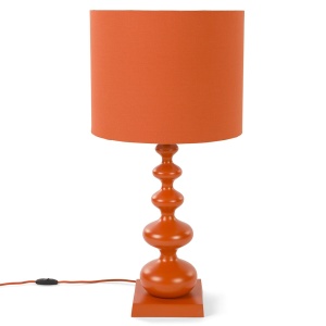 Veioza portocalie din metal 78 cm Orange is King Bold Monkey