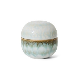 Zaharnita multicolora din ceramica 8x8 cm 70s Petal HKliving