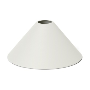 Abajur alb din metal Collect Cone Ferm Living