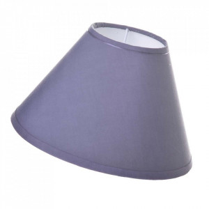 Abajur gri din poliester si polipropilena Kolente Small The Home Collection