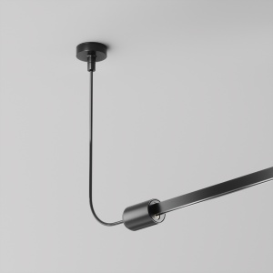 Accesoriu pentru sina negru din metal Flarity Side Maytoni