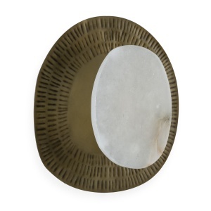 Aplica alba/maro alama din metal Start Thai Natura