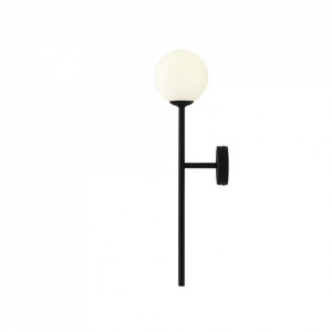 Aplica alba/neagra din metal Bosso Aldex