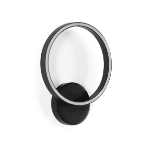 Aplica neagra din metal Crask Thai Natura