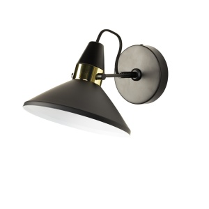 Aplica neagra din metal Jona Quiet Object