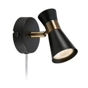 Aplica neagra/maro alama din metal Folie Markslojd