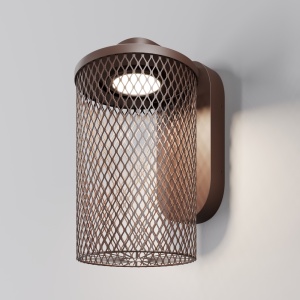 Aplica pentru exterior maro din metal Latticea Maytoni