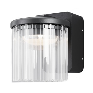 Aplica pentru exterior neagra din metal Glaris Maytoni