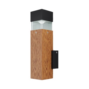 Aplica pentru exterior neagra/maro din metal Quadra Maytoni