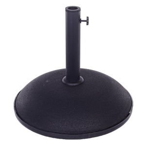 Baza pentru umbrela soare neagra din beton Barry Round L Bizzotto