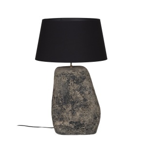 Baza pentru veioza neagra/aurie din ciment 45 cm Tiger Thai Natura