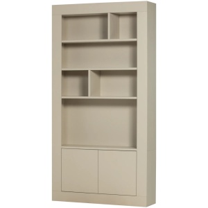 Biblioteca gri din lemn 229 cm Wallcover S Woood