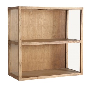 Biblioteca modulara maro din lemn 85 cm Bern Vical Home