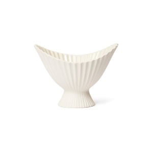 Bol alb din ceramica 15x19 cm Fountain Ferm Living
