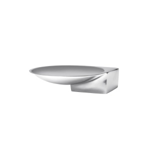 Bol decorativ argintiu din metal 14x17 cm Santany Ferm Living