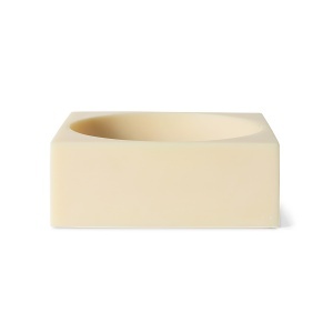 Bol decorativ crem din fibre sintetice 22x22 cm Pop HK Living