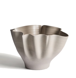 Bol decorativ gri din ceramica 28x35 cm Nilea Kave Home