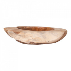 Bol decorativ maro din lemn 40 cm Rio House Nordic