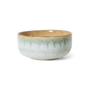 Bol pentru desert multicolor din ceramica 13 cm 70s Petal HKliving