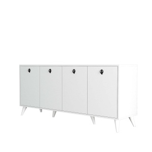 Bufet inferior alb 180 cm Elite The Home Collection