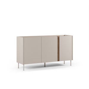 Bufet inferior crem din metal 150 cm Lucile The Home Collection