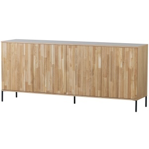 Bufet inferior maro deschis din lemn 200 cm Gravure Oak Woood