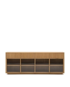 Bufet inferior maro din lemn 200 cm Helvine Kave Home