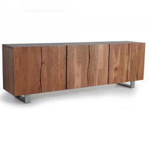 Bufet inferior maro din lemn 220 cm Contemporary Giner y Colomer