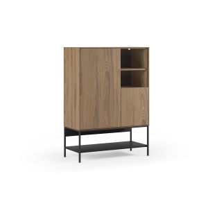 Bufet inferior maro din metal 90 cm Amira The Home Collection