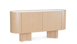 Bufet inferior maro din piatra 160 cm Otilia Oak Bizzotto