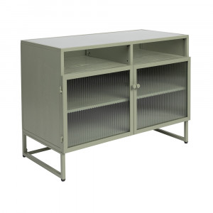 Bufet inferior verde din metal 58 cm Herbe Medium Quiet Object