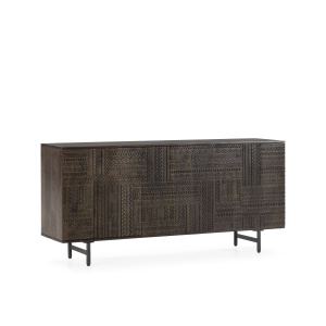 Bufet inferior verde masliniu din lemn 160 cm Kalai The Home Collection