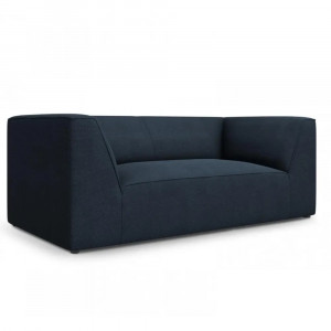 Canapea albastra din textil pentru 2 persoane Ruby Style Micadoni