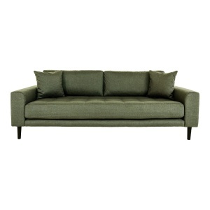 Canapea din textil verde oliv 3 persoane Merry House Nordic