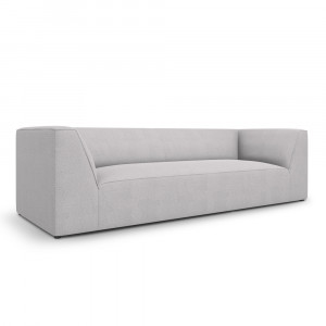 Canapea gri deschis din textil pentru 3 persoane Ruby Ross Micadoni