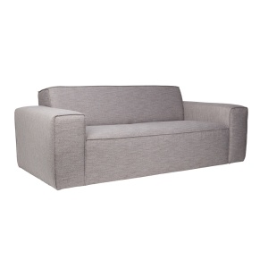 Canapea gri din textil pentru 2,5 persoane Bor Zuiver
