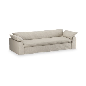 Canapea ivorie din textil 305 cm Nomad Pure HKliving